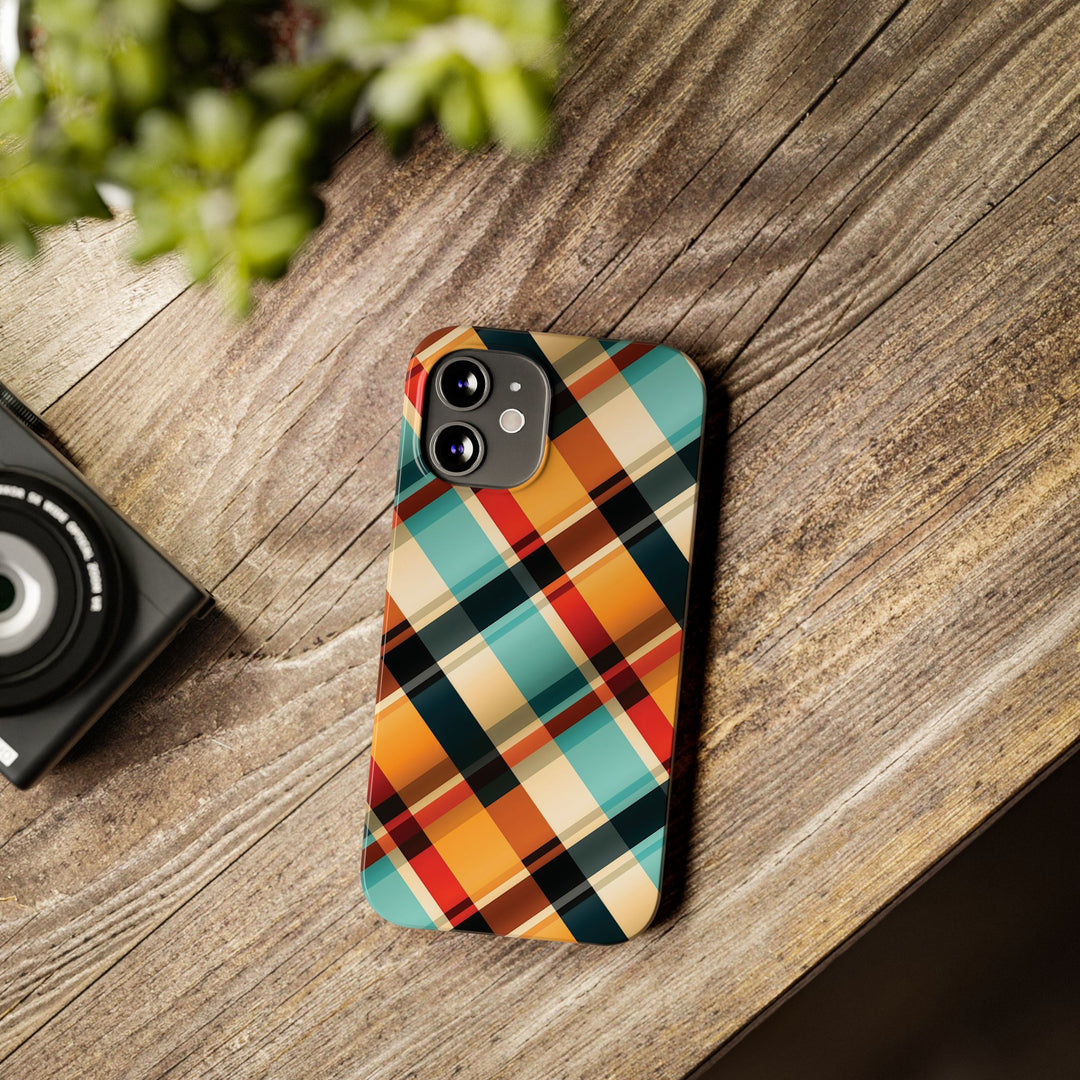 Slim Checkered Plaid Gift for Her Cute Phone Cases for Iphone 16 Pro Max | iPhone 15 Case | iPhone 15 Pro Max Case, Iphone 14, 13, 12, 11, 10, 8, 7 - Studio40ParkLane