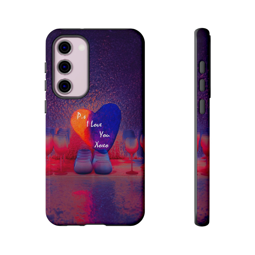 Cute Samsung Case | Cool Iphone Case | PS I love You - Heart, Samsung S24, S23, S22, S21, IPhone 15 Case | Iphone 14 Case, Iphone 13 Case - Studio40ParkLane