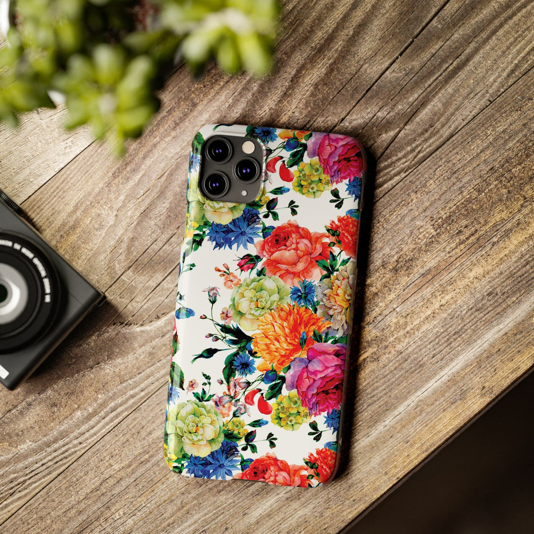 Slim Spring Flowers Gift for Her Cute Phone Cases for Iphone 16 Pro Max | iPhone 15 Case | iPhone 15 Pro Max Case, Iphone 14, 13, 12, 11, 10, 8, 7 - Studio40ParkLane