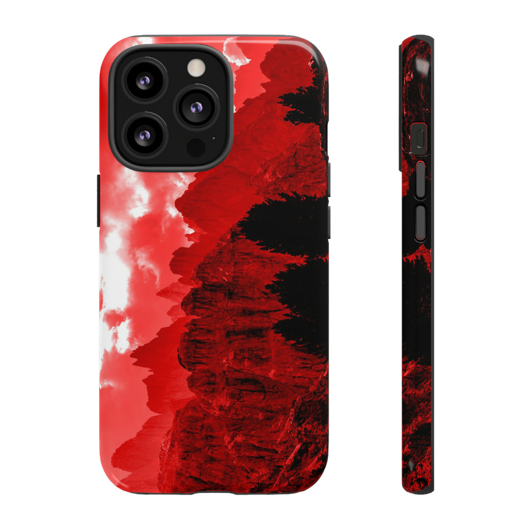 Cute IPhone Case | iPhone 15 Case | iPhone 15 Pro Max Case, Iphone 14 Case, Iphone 14 Pro Max Case IPhone Case for Art Lovers - Red Mountains - Studio40ParkLane