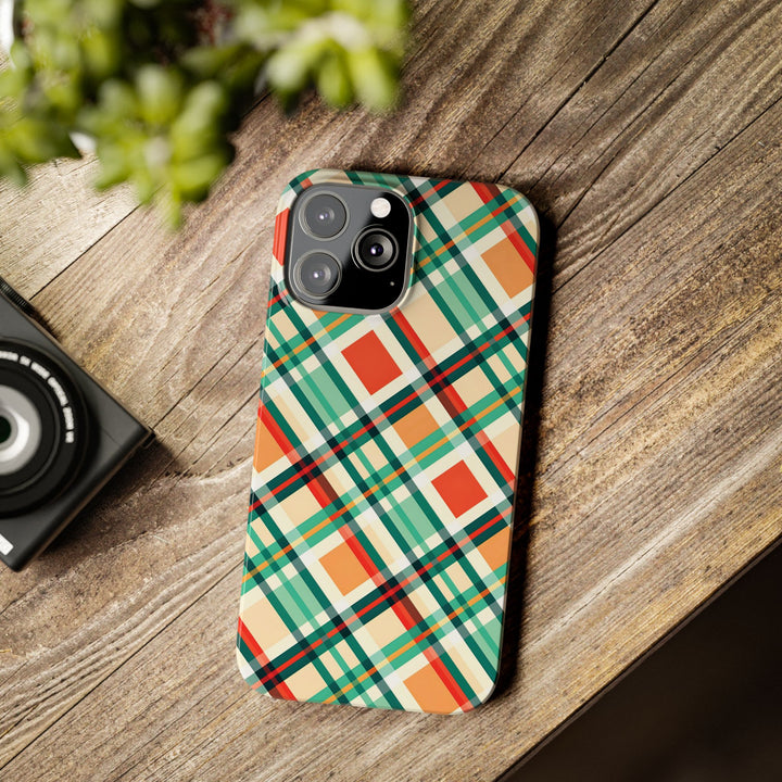 Slim Checkered Plaid Gift for Her Cute Phone Cases for Iphone 16 Pro Max | iPhone 15 Case | iPhone 15 Pro Max Case, Iphone 14, 13, 12, 11, 10, 8, 7 - Studio40ParkLane