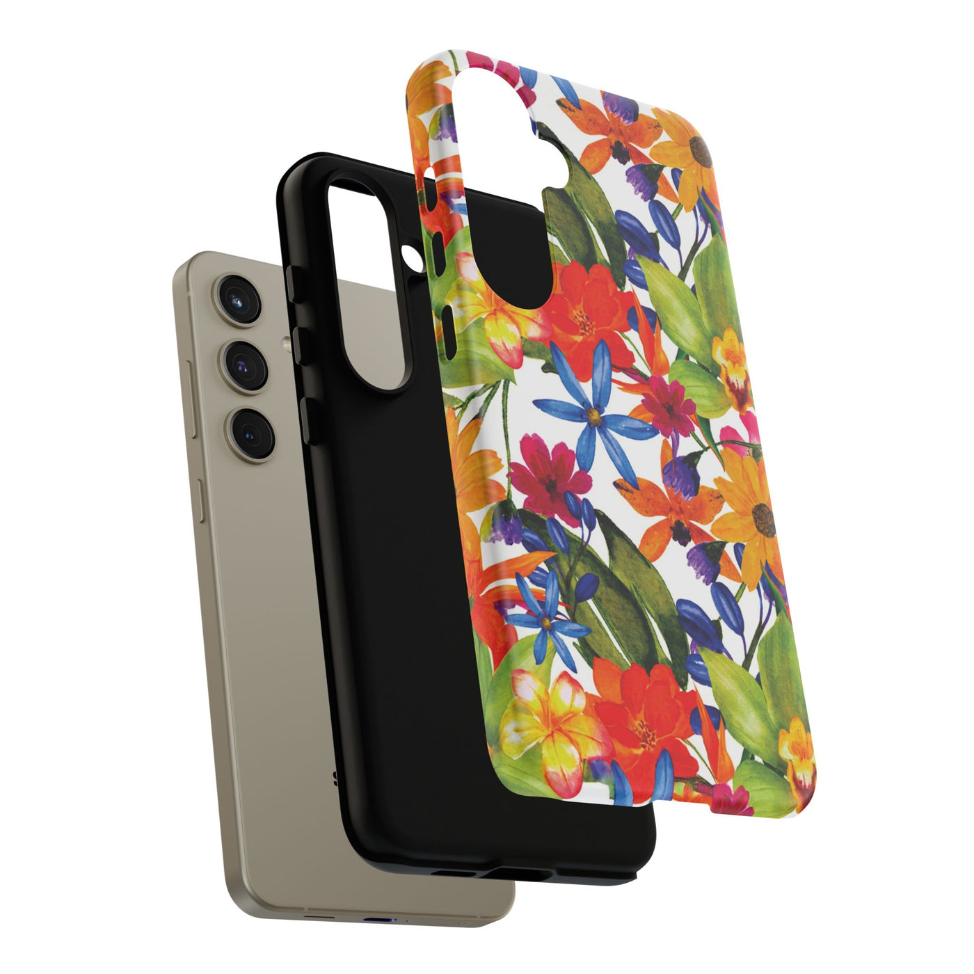 Premium Tough Spring Flowers Cute Phone Cases for Samsung S24, S23, S22, S21, S20, Plus and Ultra, Iphone 16 Pro Max,15, 14, 13, 12, 11, 10 - Studio40ParkLane