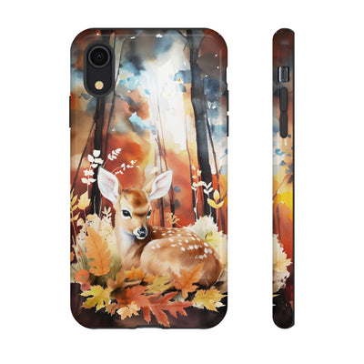 Autumn Fall Deer Forest Gift for Her Cute Phone Case for, Samsung Galaxy S24, S23, S22, S21, IPhone 16 Case | Iphone 15, Iphone 14, IPhone 13 Case