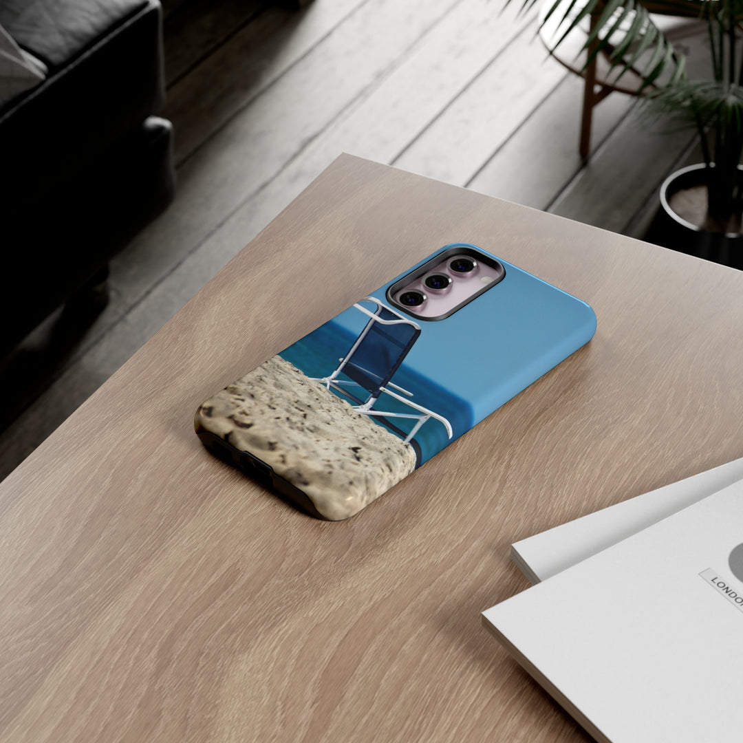 Cute Samsung Case | Cool Iphone Case | Summer Blue Beach Chair, Samsung S24, S23, S22, S21, IPhone 15 Case | Iphone 14 Case, Iphone 13 Case - Studio40ParkLane
