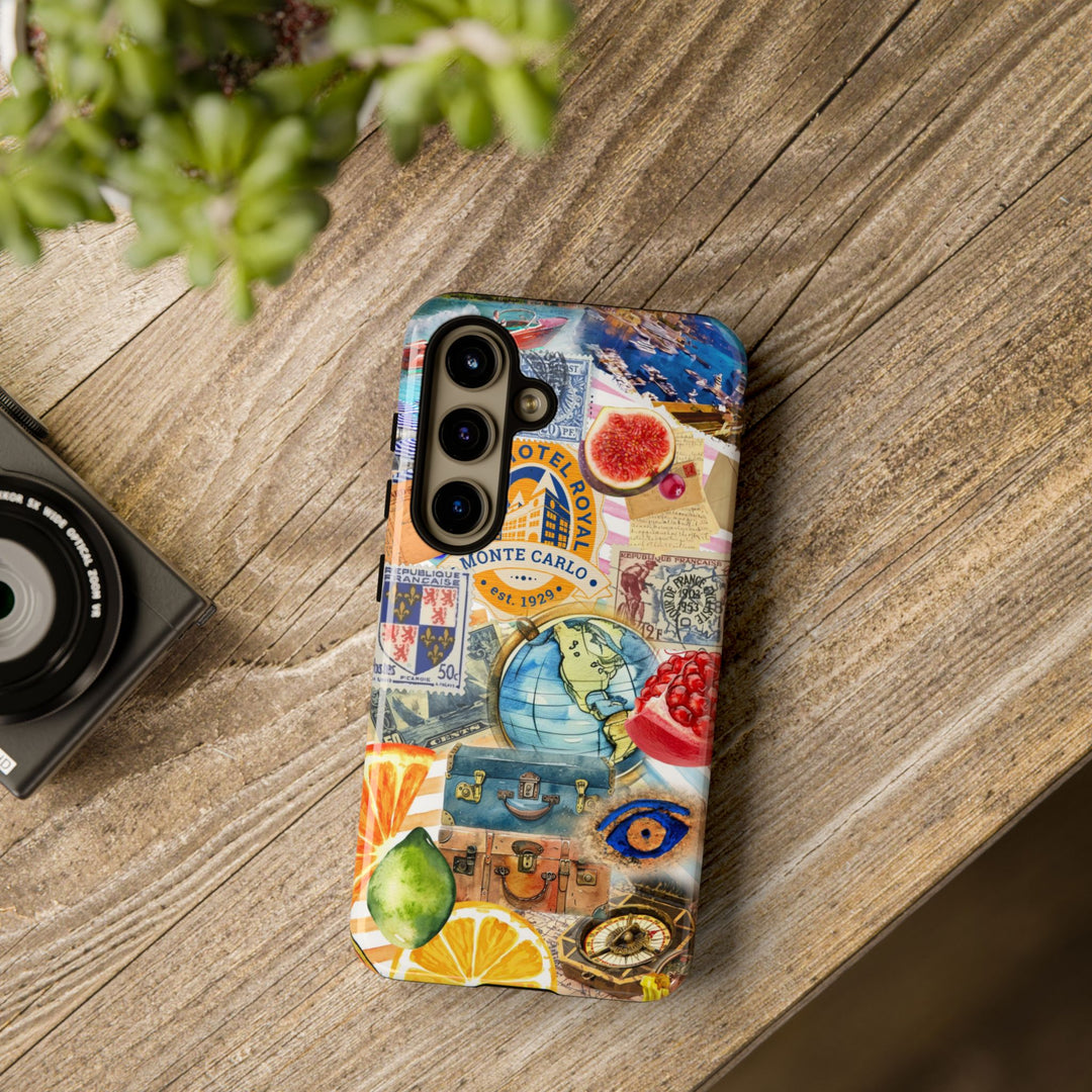 Cute European Summer Collage Phone Case, for IPhone 16 Case | Iphone 15, Iphone 14, IPhone 13 Case, 11 8 7, Samsung Galaxy S24, S23, S22, S21 Extra Protective - Studio40ParkLane