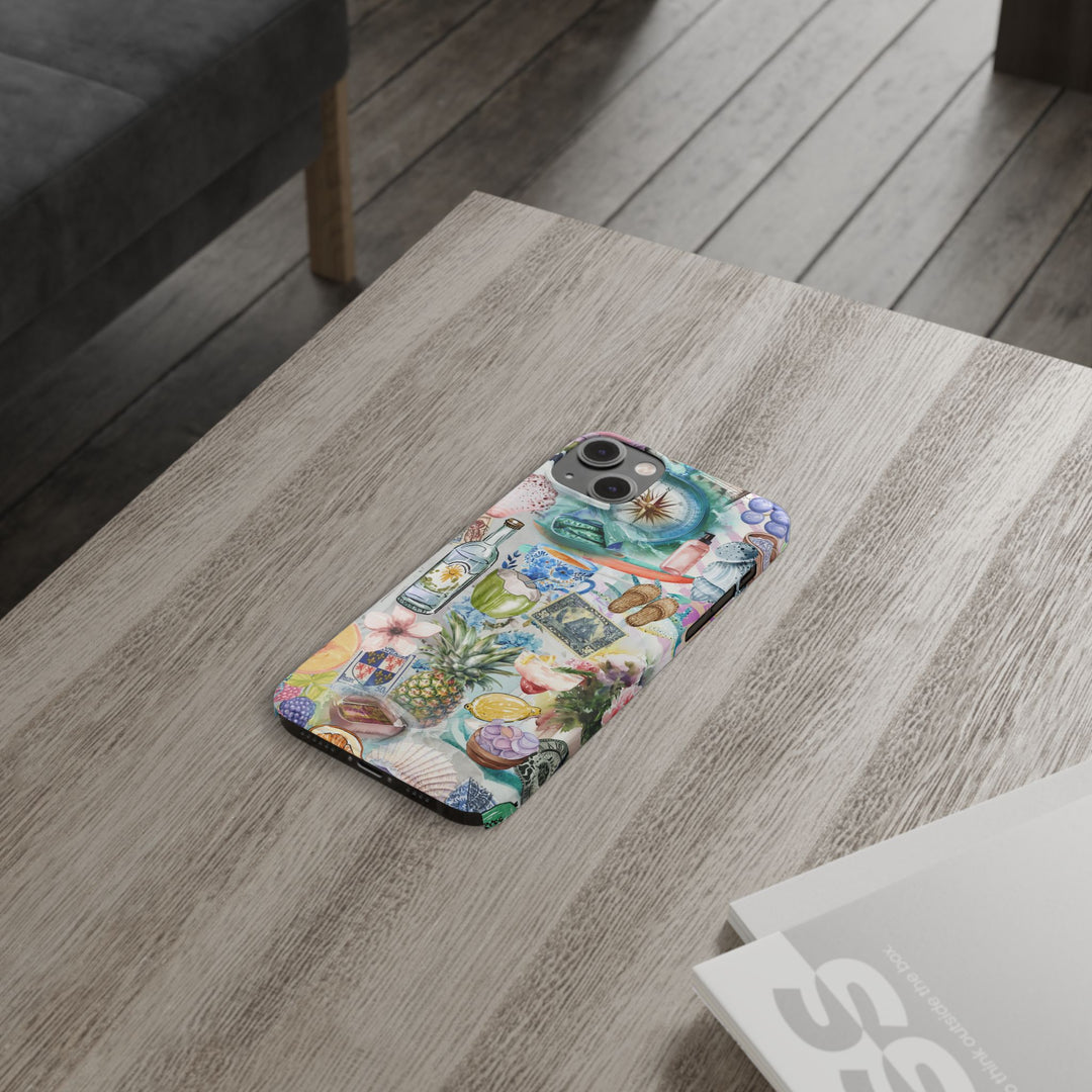 Slim Travel Coquette Collage Slim Cute Phone Cases for Iphone | iPhone 15 Case | iPhone 15 Pro Max Case, Iphone 14, Iphone 14 Pro Max, Iphone 13 - Studio40ParkLane