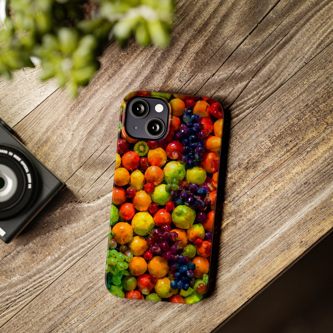 Slim Cute Phone Cases for Iphone | iPhone 15 Case | iPhone 15 Pro Max Case, Iphone 14, Iphone 14 Pro Max, Iphone 13, Summer Assorted Fruits - Studio40ParkLane