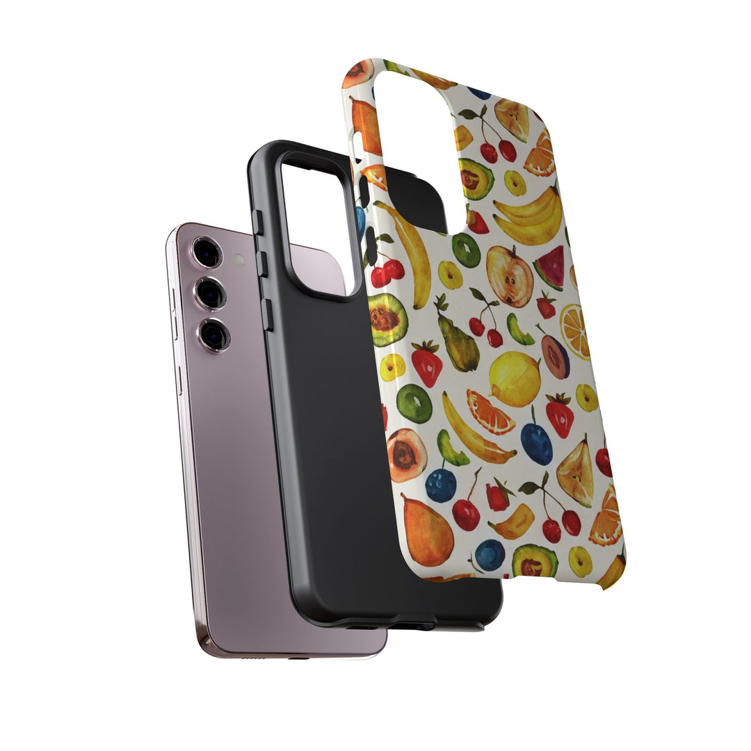 Impact Resistant, Mixed Fruits, Cute Phone Cases for Samsung S24, S23, S22, S21, IPhone 15 pro Iphone 14 pro Iphone 13 IPhone 12 Iphone 11 - Studio40ParkLane