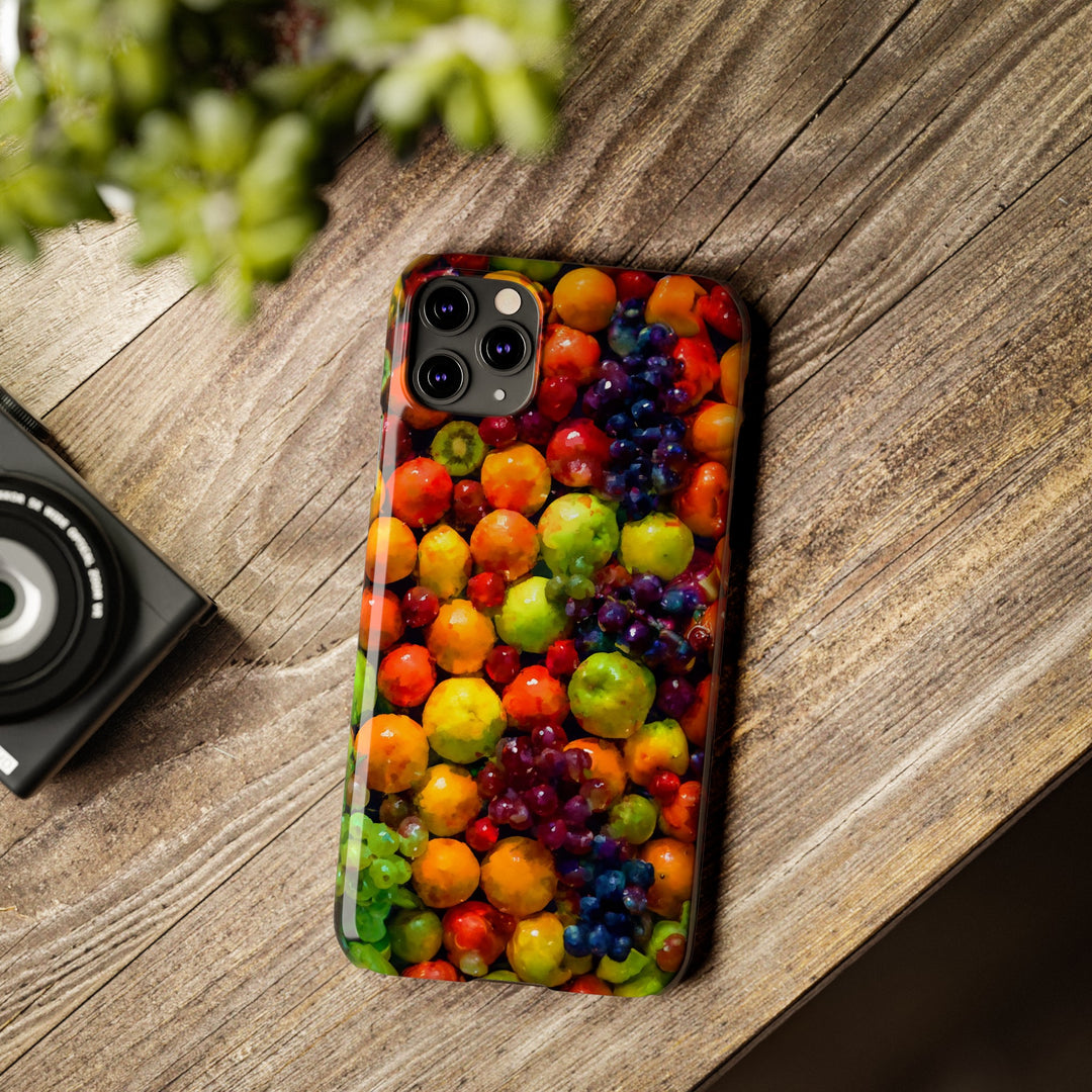Slim Cute Phone Cases for Iphone | iPhone 15 Case | iPhone 15 Pro Max Case, Iphone 14, Iphone 14 Pro Max, Iphone 13, Summer Assorted Fruits - Studio40ParkLane