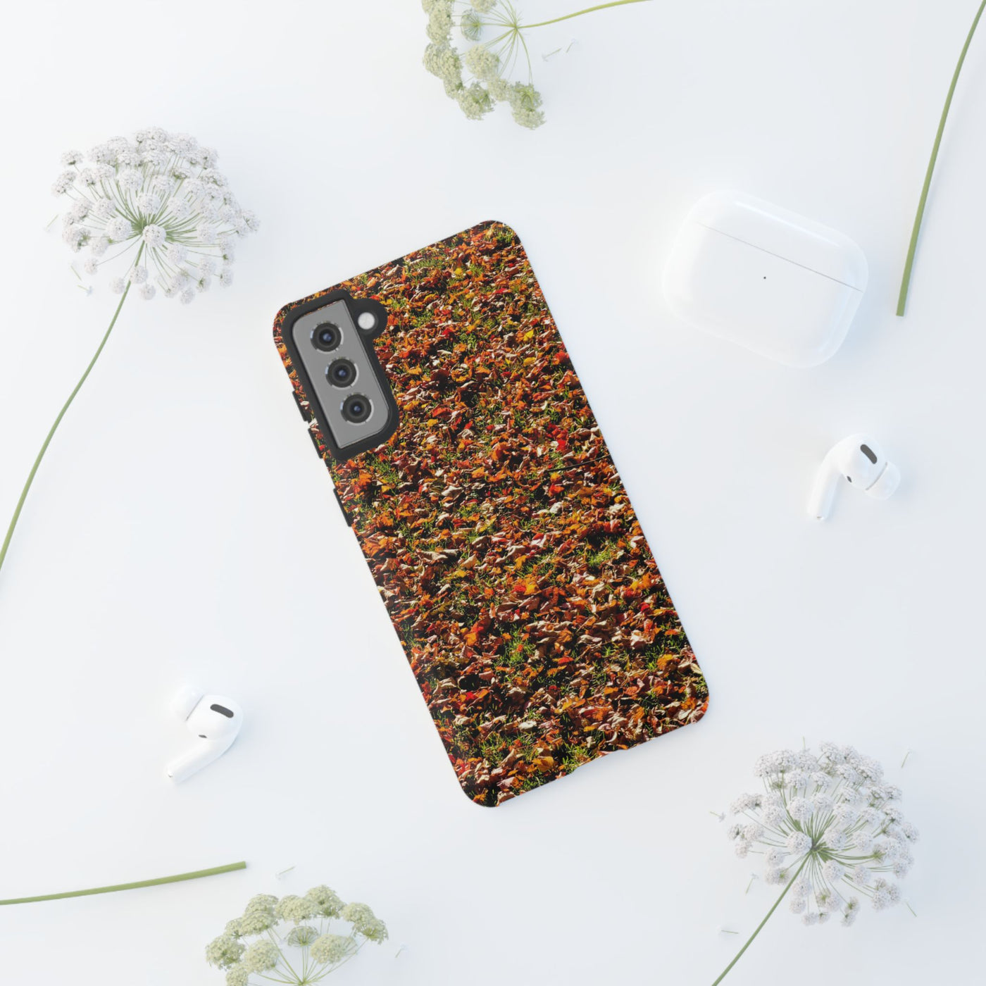 Impact Resistant, Fall Leaves Collage, Cute Phone Cases for Samsung S24, S23, S22, S21, IPhone 15 pro Iphone 14 pro Iphone 13 IPhone 12 Iphone 11