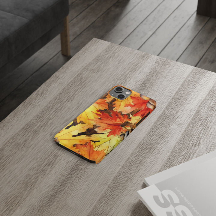 Slim Fall Leaves Slim Cute Phone Cases for Iphone | iPhone 15 Case | iPhone 15 Pro Max Case, Iphone 14, Iphone 14 Pro Max, Iphone 13 - Studio40ParkLane