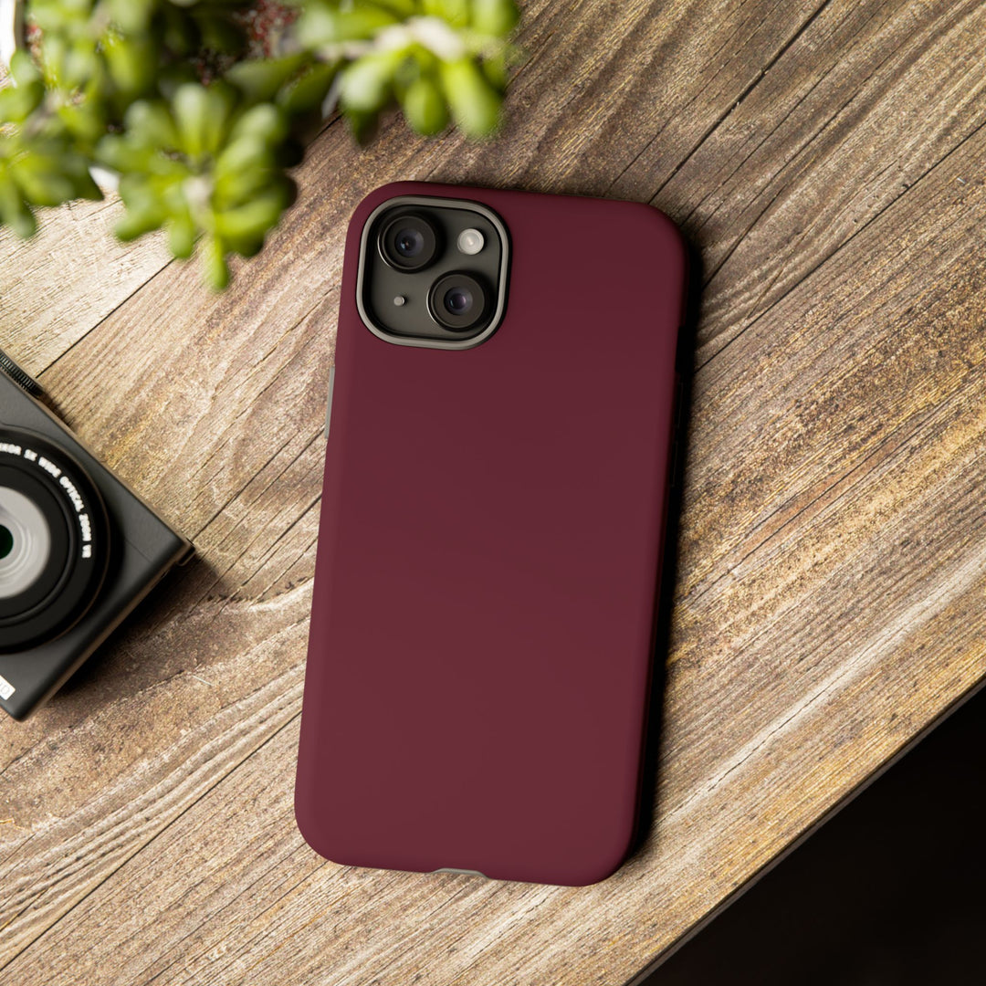 Premium Tough Burgundy Maroon Red Gift for Her Cute Phone Cases for Samsung S25 S24, S23, S22, S21, Iphone, 16, 15, 14, 13 Pro Max Ultra - Studio40ParkLane