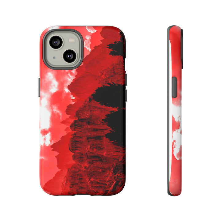 Cute IPhone Case | iPhone 15 Case | iPhone 15 Pro Max Case, Iphone 14 Case, Iphone 14 Pro Max Case IPhone Case for Art Lovers - Red Mountains - Studio40ParkLane