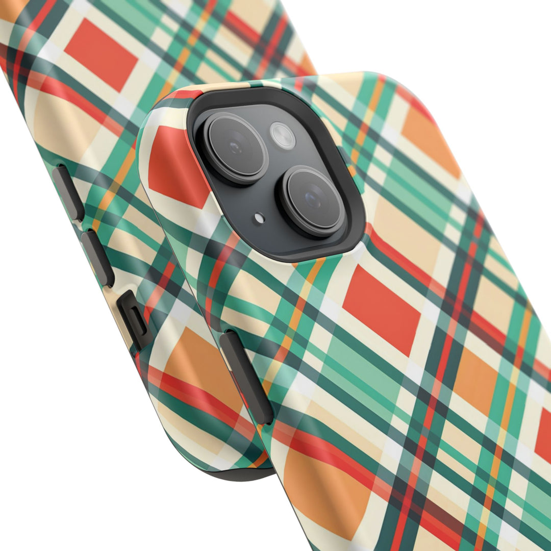 Checkered Plaid Magsafe Gift for Her Cute Phone Case for Iphone, | iPhone 16 | iPhone 15 Pro Max, Iphone 14 Pro Max, 13 12 11 10 9 8 7 - Studio40ParkLane