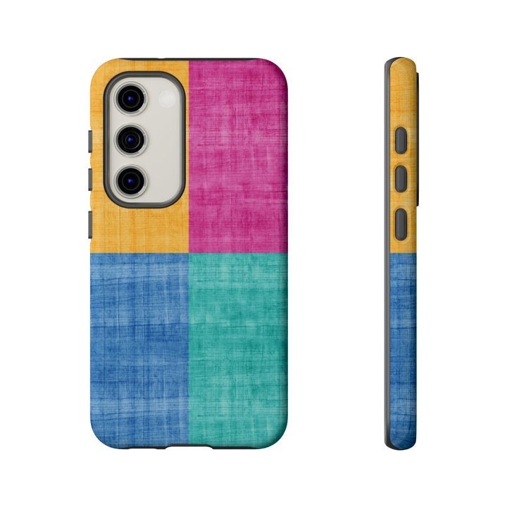 Impact Resistant, Colored Shapes, Cute Phone Cases for Samsung S24, S23, S22, S21, IPhone 15 pro Iphone 14 pro Iphone 13 IPhone 12 Iphone 11 - Studio40ParkLane