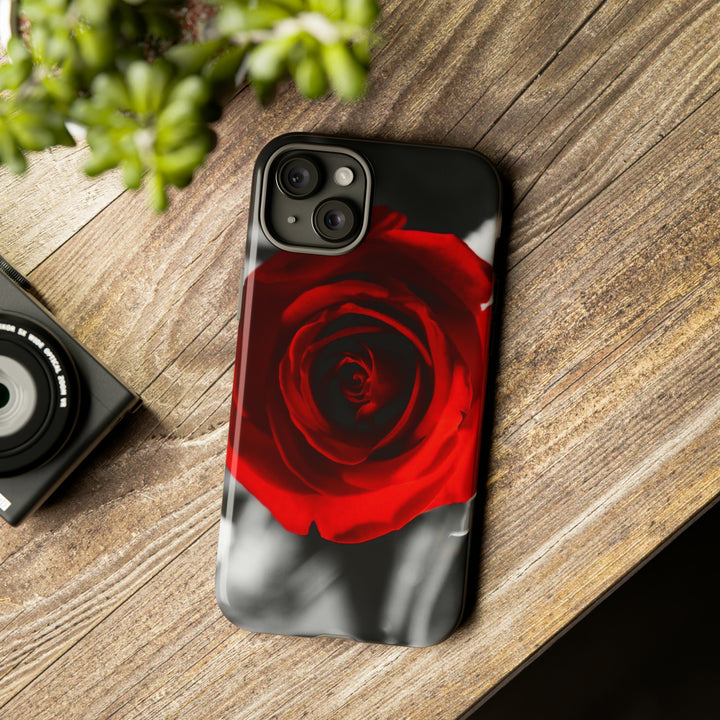 Cute IPhone Case | iPhone 15 Case | iPhone 15 Pro Max Case, Iphone 14 Case, Iphone 14 Pro Max Case IPhone Case for Art Lovers - Red Rose - Studio40ParkLane