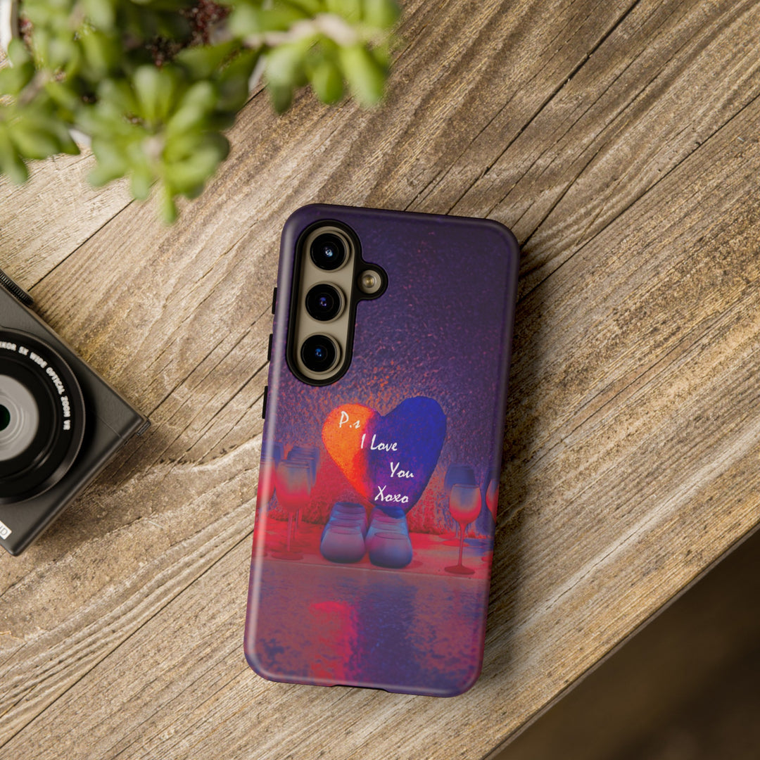 Cute Samsung Case | Cool Iphone Case | PS I love You - Heart, Samsung S24, S23, S22, S21, IPhone 15 Case | Iphone 14 Case, Iphone 13 Case - Studio40ParkLane