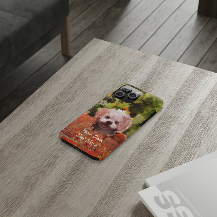 Slim Personalized Cute iPhone Cases - | iPhone 15 Case | iPhone 15 Pro Max Case, Iphone 14 Case, Iphone 14 Pro Max, Iphone 13, Bichon Frise Dog - Studio40ParkLane