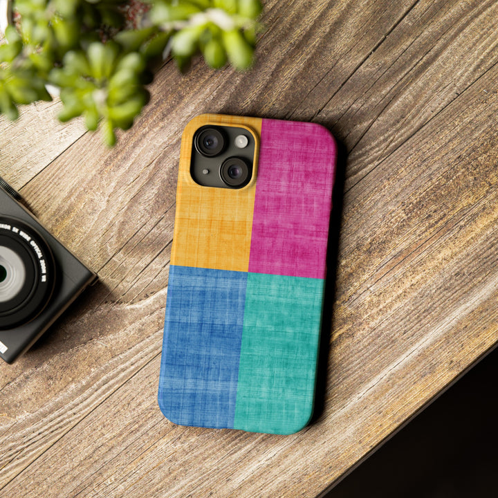 Slim Cute Phone Cases for Iphone | iPhone 15 Case | iPhone 15 Pro Max Case, Iphone 14, Iphone 14 Pro Max, Iphone 13, Abstract Color Blocks - Studio40ParkLane