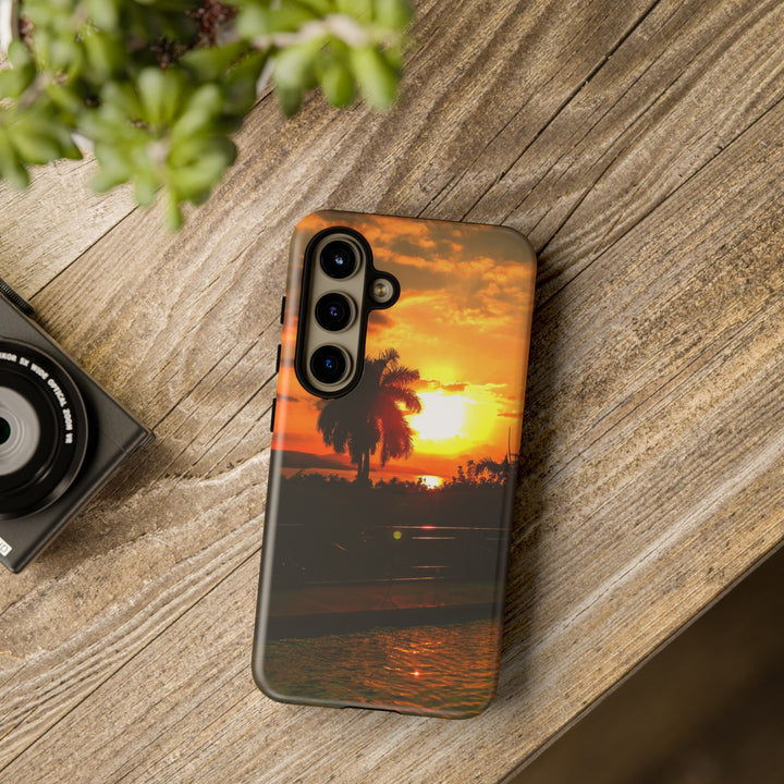 Cute Samsung Case | Cool Iphone Case | Summer Jamaica Pool Sunset, Samsung S24, S23, S22, S21, IPhone 15 Case | Iphone 14 Case, Iphone 13 Case - Studio40ParkLane