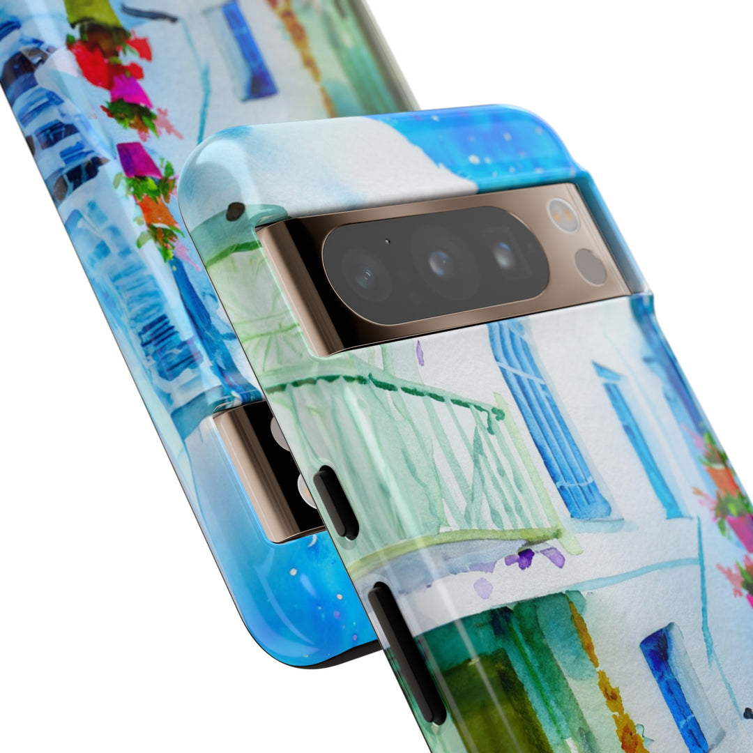 Impact Resistant, Greece House, Cute Phone Cases for Samsung S24, S23, S22, S21, IPhone 15 pro Iphone 14 pro Iphone 13 IPhone 12 Iphone 11 - Studio40ParkLane