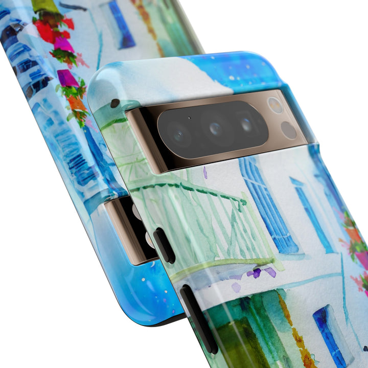 Impact Resistant, Greece House, Cute Phone Cases for Samsung S24, S23, S22, S21, IPhone 15 pro Iphone 14 pro Iphone 13 IPhone 12 Iphone 11 - Studio40ParkLane