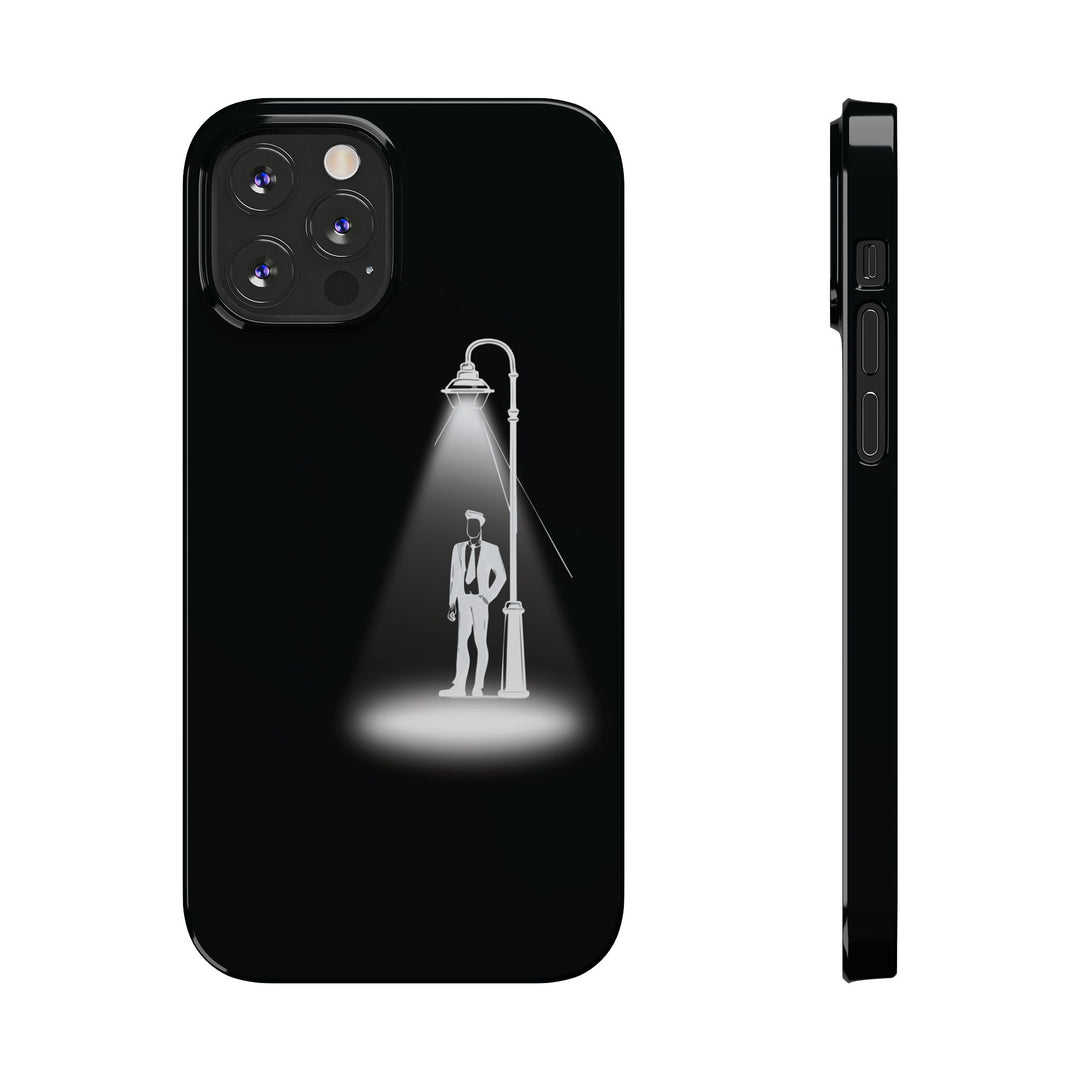Slim Mystery Man Spotlight Gift for Her Cute Phone Cases for Iphone 16 Pro Max | iPhone 15 Case | iPhone 15 Pro Max Case, Iphone 14, 13, 12, 11, 10, 8, 7 - Studio40ParkLane