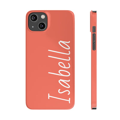 Personalized Initial Name Custom Slim Phone Cases for Iphone 16 Pro Max | iPhone 15 Case | iPhone 15 Pro Max Case, Iphone 14, 13, 12, 11, 10, 8, 7 - Studio40ParkLane