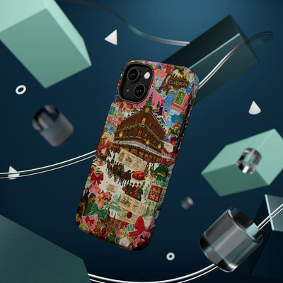 Aesthetic Tough Magsafe London Coquette Collage Phone Case - For iPhone 17 Pro Max iPhone 16 Pro iPhone 15 Iphone 14 Plus 13 Pro 12 11 10 - Studio40ParkLane