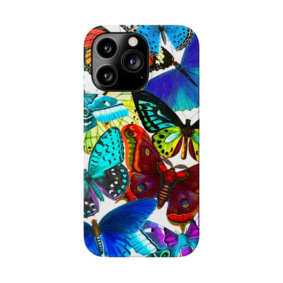 Bright Butterflies Gift for Her Cute Phone Cases for Iphone 16 Pro Max | iPhone 15 Case | iPhone 15 Pro Max Case, Iphone 14, Iphone 14 Pro Max, Iphone 13 12 11 8 7