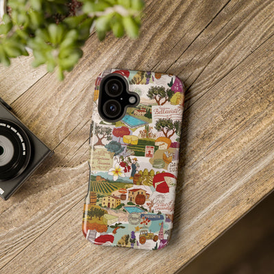 Italy Tuscany Coquette Collage Tough Magsafe Cute Phone Cases for Iphone | iPhone 17 Pro Max Case, Iphone 16, Iphone 15 14 13 12 11 10 9 - Studio40ParkLane