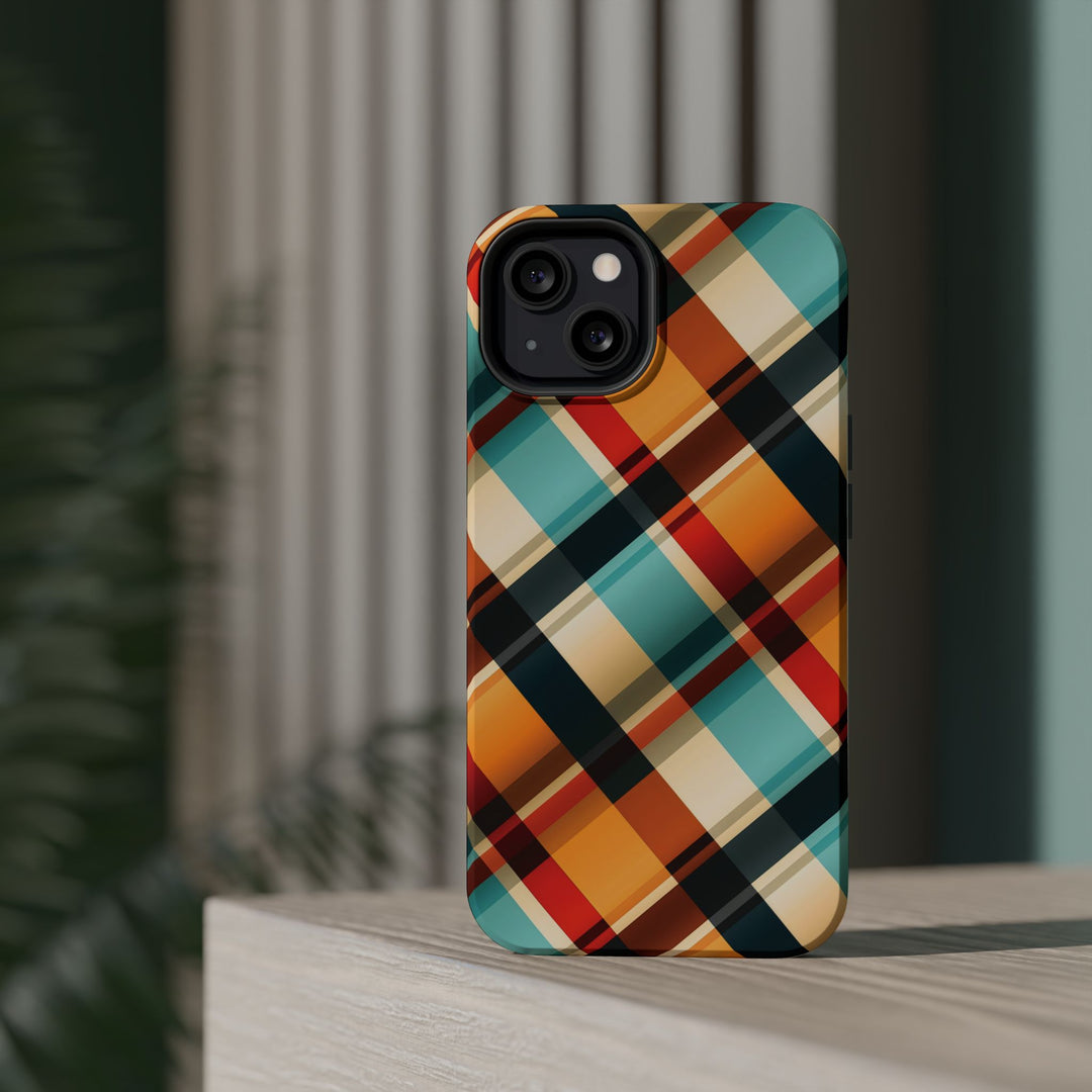 Checkered Plaid Magsafe Gift for Her Cute Phone Case for Iphone, | iPhone 16 | iPhone 15 Pro Max, Iphone 14 Pro Max, 13 12 11 10 9 8 7 - Studio40ParkLane