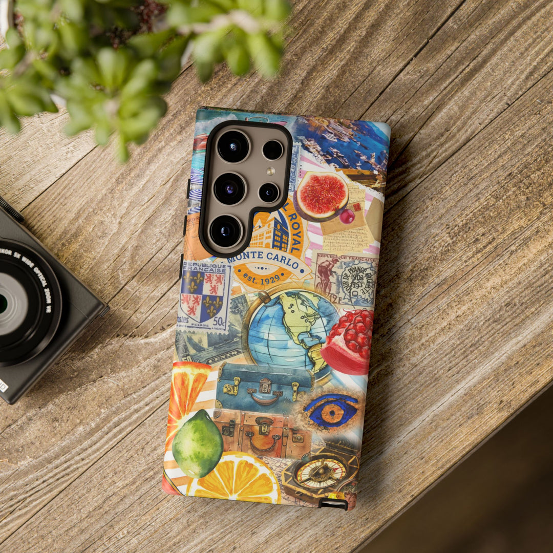 Cute European Summer Collage Phone Case, for IPhone 16 Case | Iphone 15, Iphone 14, IPhone 13 Case, 11 8 7, Samsung Galaxy S24, S23, S22, S21 Extra Protective - Studio40ParkLane