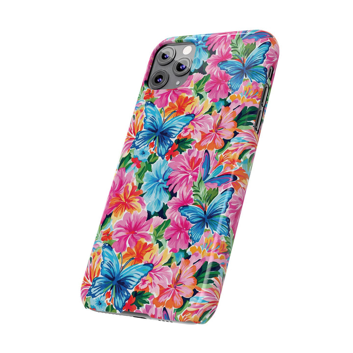 Slim Butterflies Flowers Gift for Her Cute Phone Cases for Iphone 16 Pro Max | iPhone 15 Case | iPhone 15 Pro Max Case, Iphone 14, 13, 12, 11, 10, 8, 7 - Studio40ParkLane