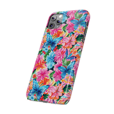 Slim Butterflies Flowers Gift for Her Cute Phone Cases for Iphone 16 Pro Max | iPhone 15 Case | iPhone 15 Pro Max Case, Iphone 14, 13, 12, 11, 10, 8, 7 - Studio40ParkLane