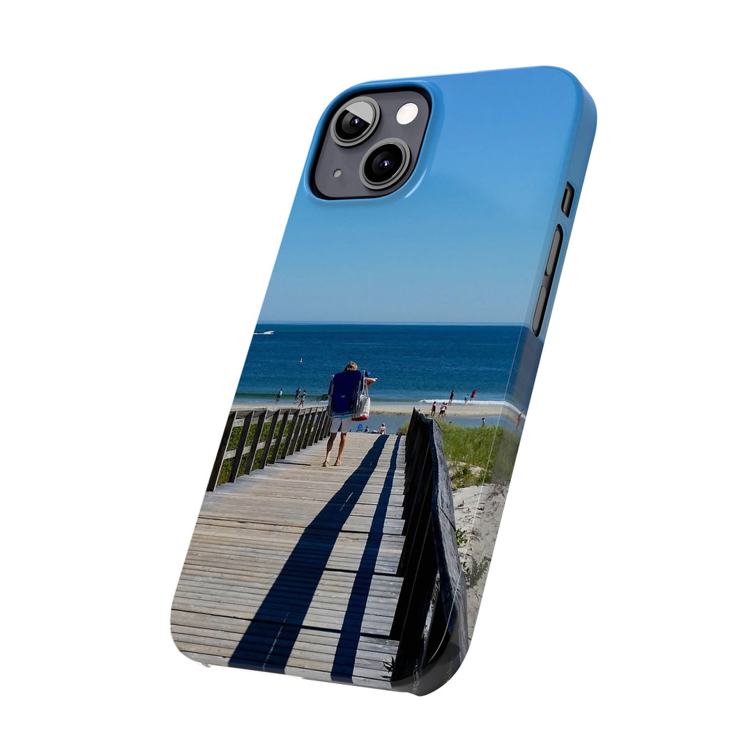 Slim Cute Phone Cases for Iphone - | iPhone 15 Case | iPhone 15 Pro Max Case, Iphone 14 Case, Iphone 14 Pro Max, Iphone 13, Summer Beach Walk - Studio40ParkLane