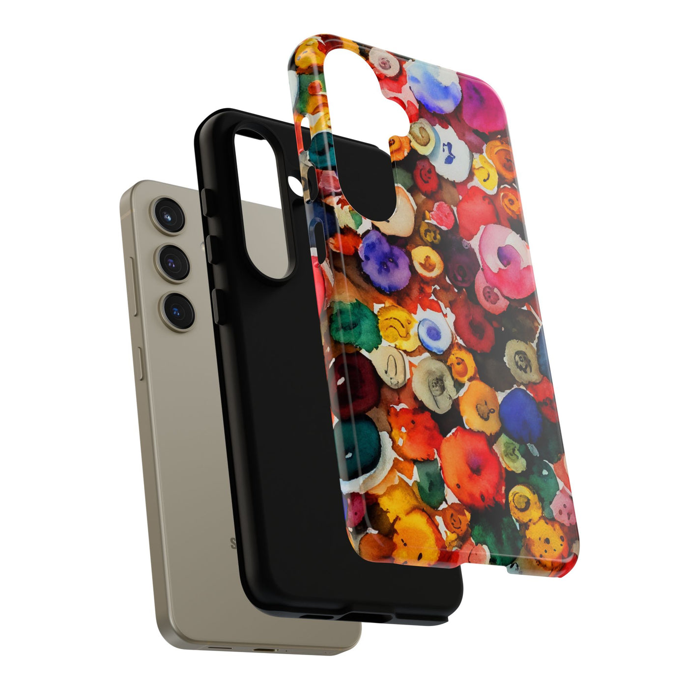 Impact Resistant, Fall Colors Buttons, Cute Phone Cases for Samsung S24, S23, S22, S21, IPhone 15 pro Iphone 14 pro Iphone 13 IPhone 12 Iphone 11