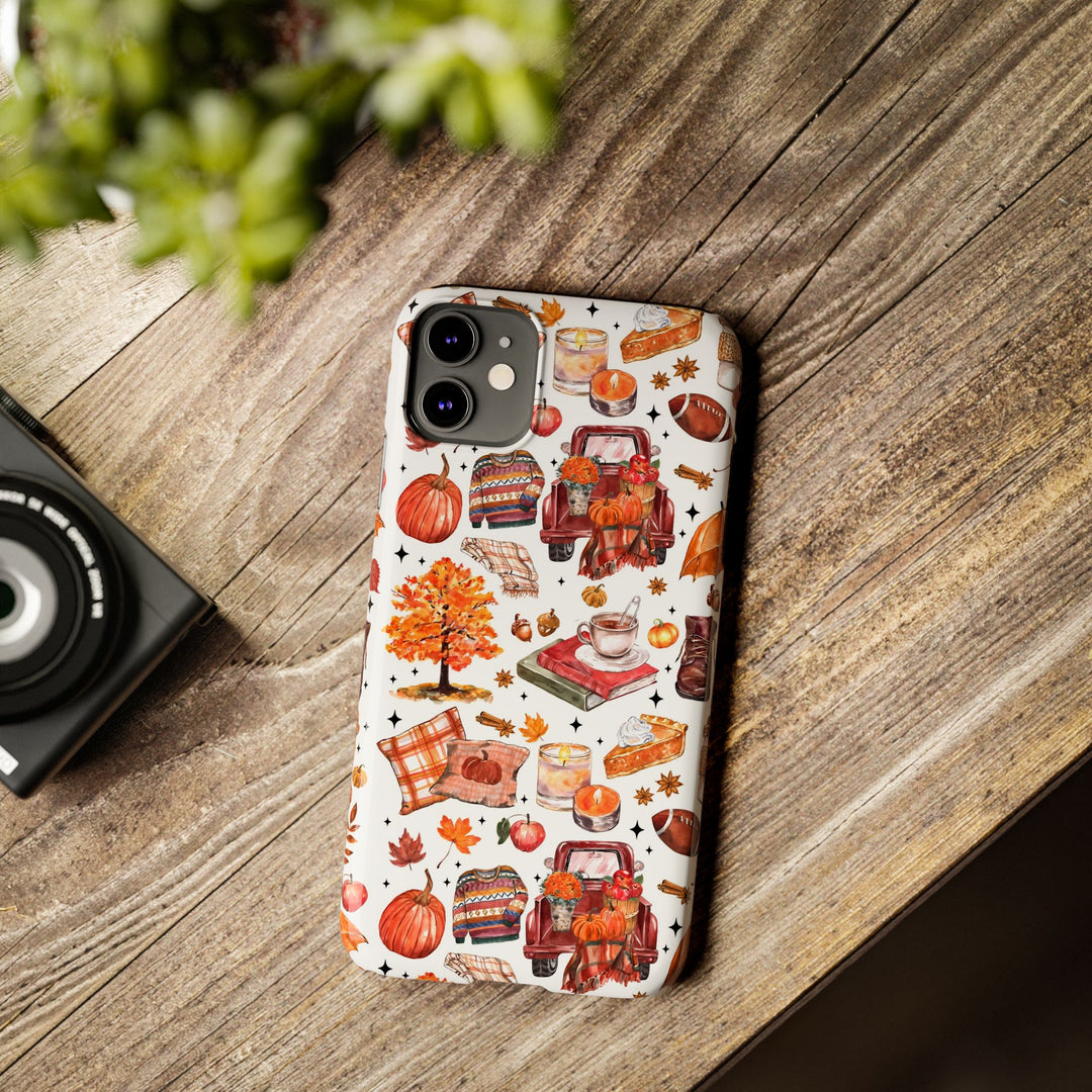 Slim Cute Fall Phone Cases Gift for Her Coquette Collage for Iphone 16 | iPhone 15 Case | iPhone 15 Pro Max Case, Iphone 14 Case, Iphone 13, Slim - Studio40ParkLane