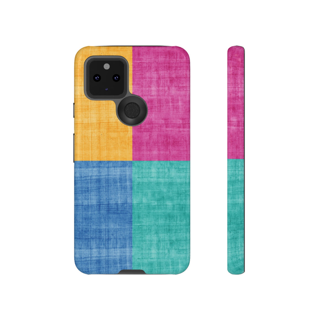 Impact Resistant, Colored Shapes, Cute Phone Cases for Samsung S24, S23, S22, S21, IPhone 15 pro Iphone 14 pro Iphone 13 IPhone 12 Iphone 11 - Studio40ParkLane