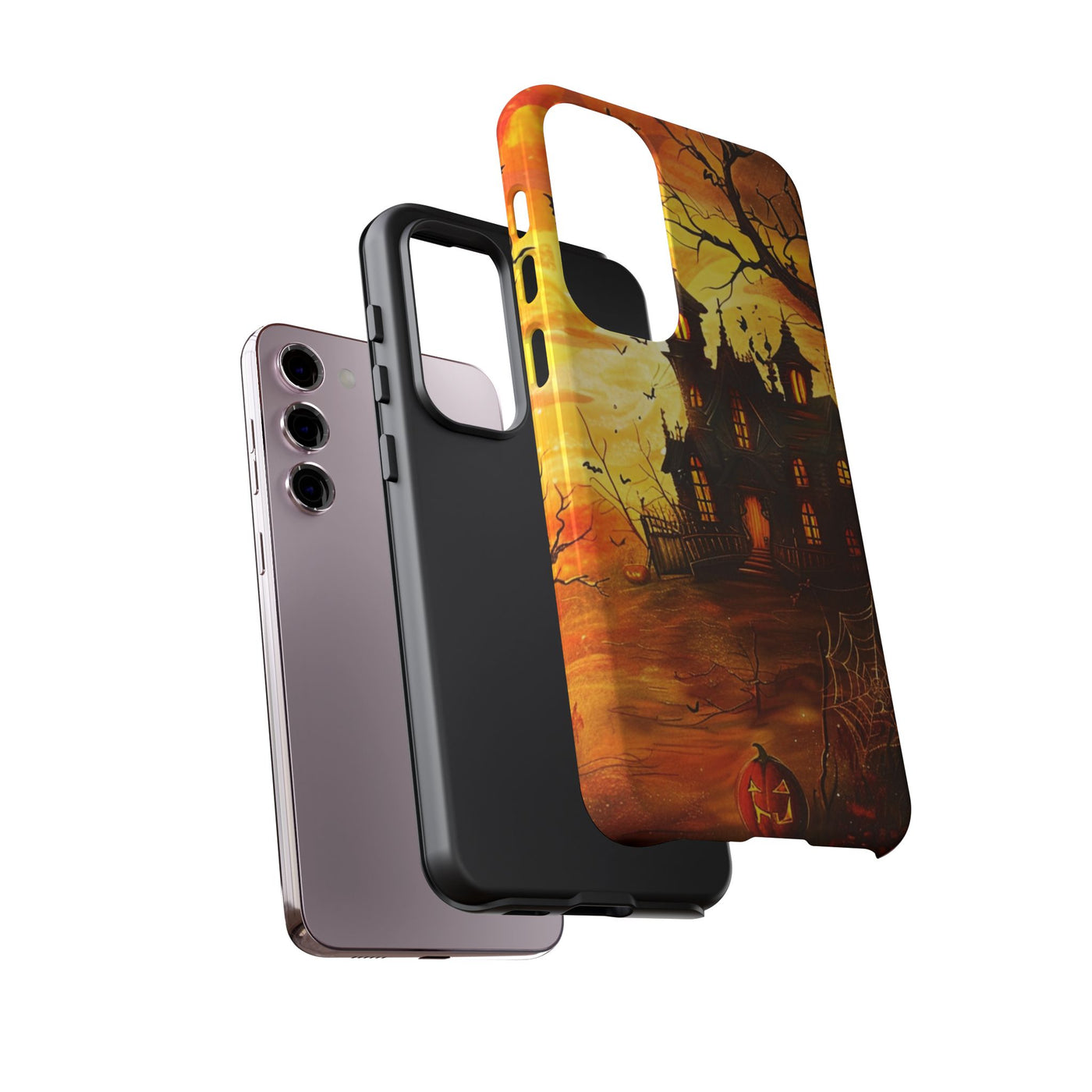 Halloween Spooky Impact Resistant, Cute Phone Cases for Samsung S24, S23, S22, S21, IPhone 15 pro Iphone 14 pro Iphone 13 IPhone 12 Iphone 11