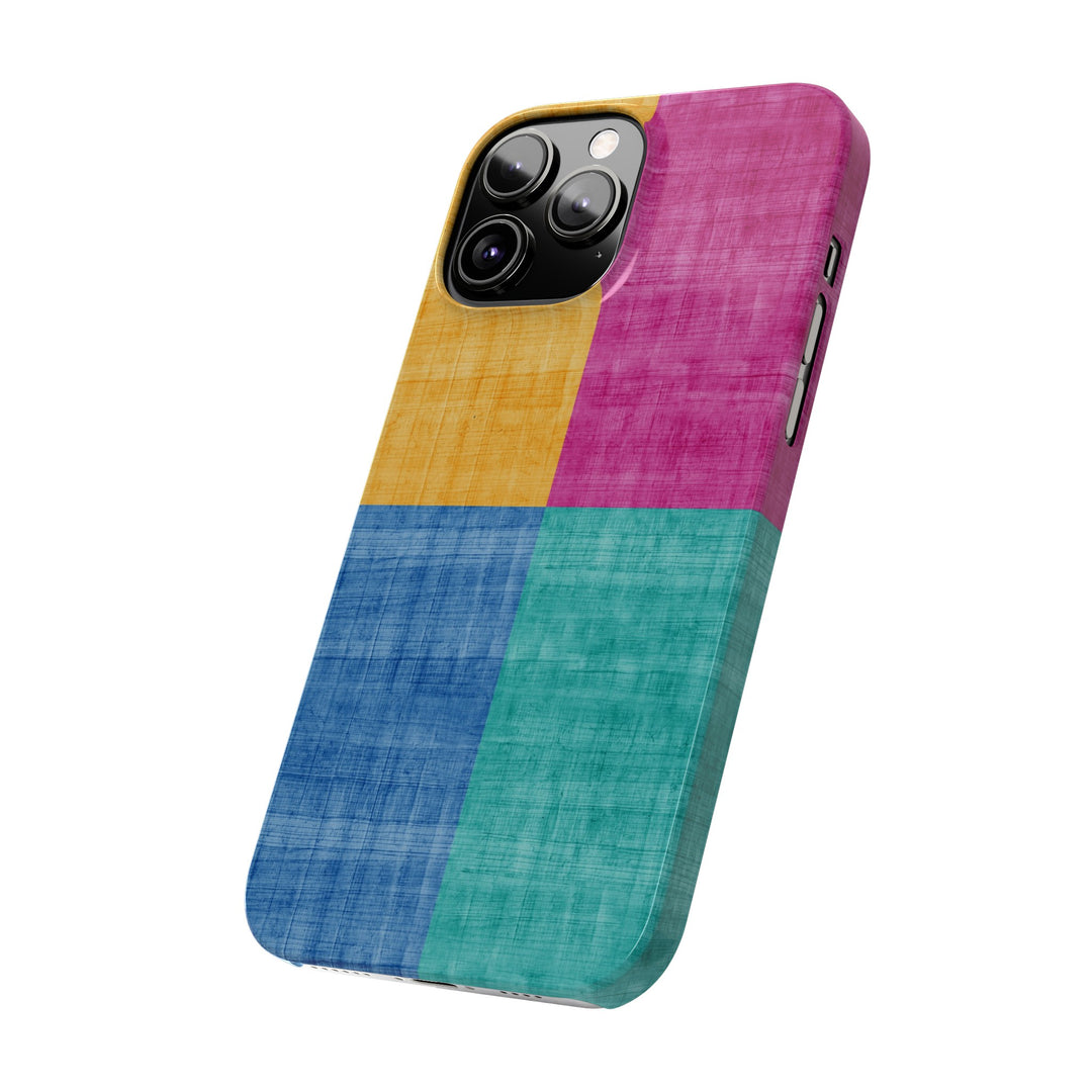 Slim Cute Phone Cases for Iphone | iPhone 15 Case | iPhone 15 Pro Max Case, Iphone 14, Iphone 14 Pro Max, Iphone 13, Abstract Color Blocks - Studio40ParkLane