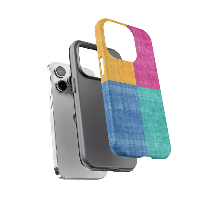 Impact Resistant, Colored Shapes, Cute Phone Cases for Samsung S24, S23, S22, S21, IPhone 15 pro Iphone 14 pro Iphone 13 IPhone 12 Iphone 11 - Studio40ParkLane