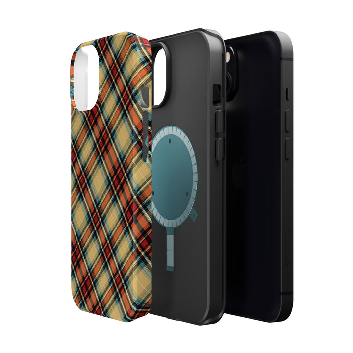 Checkered Plaid Magsafe Gift for Her Cute Phone Case for Iphone, | iPhone 16 | iPhone 15 Pro Max, Iphone 14 Pro Max, 13 12 11 10 9 8 7 - Studio40ParkLane
