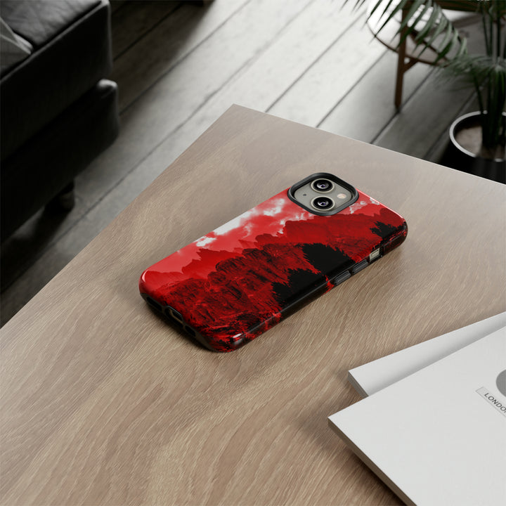 Cute IPhone Case | iPhone 15 Case | iPhone 15 Pro Max Case, Iphone 14 Case, Iphone 14 Pro Max Case IPhone Case for Art Lovers - Red Mountains - Studio40ParkLane