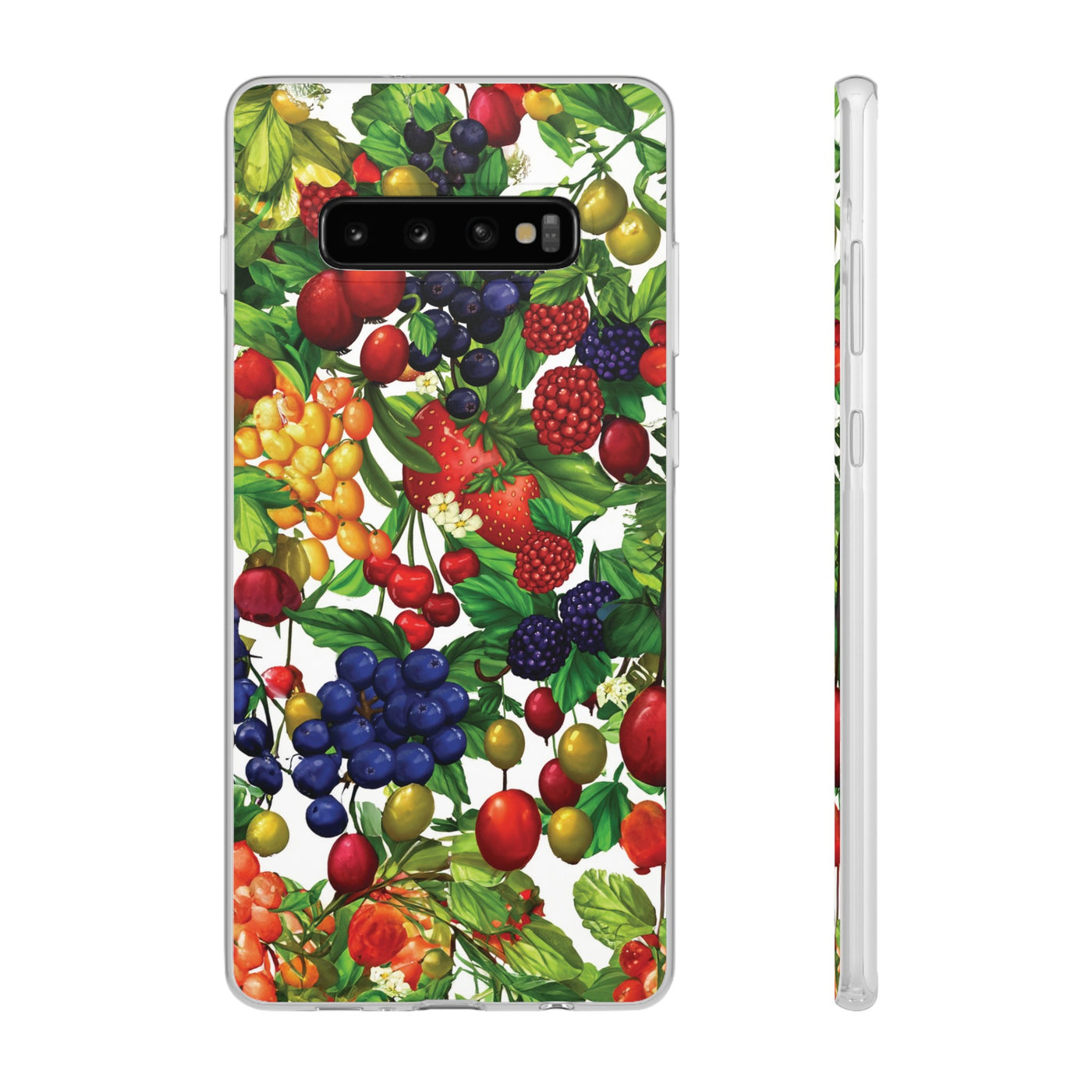 Cute Flexi Phone Cases, For Samsung Galaxy and Iphone, Summer Mixed Fruit, Galaxy S23 Phone Case, Samsung S22 Case, Samsung S21, Iphone 15, Iphone 14, Iphone 13