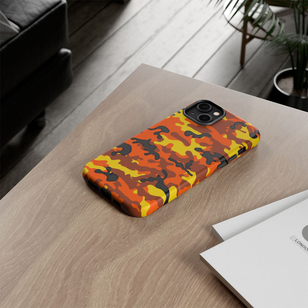 Cute IPhone Case | iPhone 15 Case | iPhone 15 Pro Max Case, Iphone 14 Case, Iphone 14 Pro Max Case IPhone Case for Art Lovers, Fall Camo - Studio40ParkLane