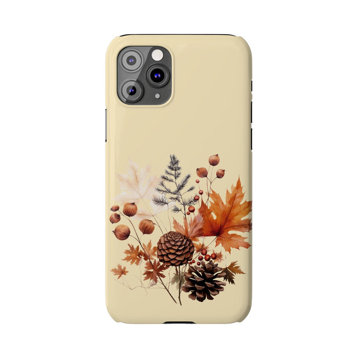 Slim Fall Leaves Foliage Cute Phone Cases for Iphone 16 | iPhone 15 Case | iPhone 15 Pro Max Case, Iphone 14, Iphone 14 Pro Max, Iphone 13, Slim Mom Dad Gift - Studio40ParkLane