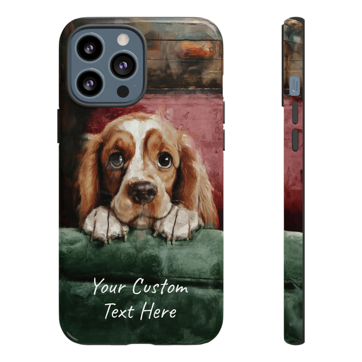 Personalize this Cute IPhone Case | Cocker Spaniel iPhone Case, iPhone 15 Case | iPhone 15 Case, Iphone 14 Case, Iphone 14 Pro Max Case - Studio40ParkLane