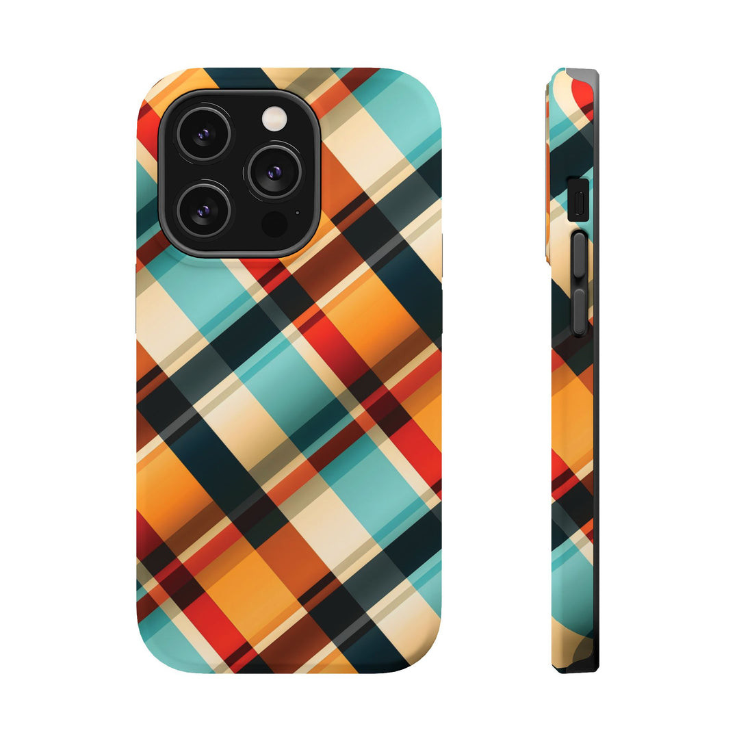 Checkered Plaid Magsafe Gift for Her Cute Phone Case for Iphone, | iPhone 16 | iPhone 15 Pro Max, Iphone 14 Pro Max, 13 12 11 10 9 8 7 - Studio40ParkLane