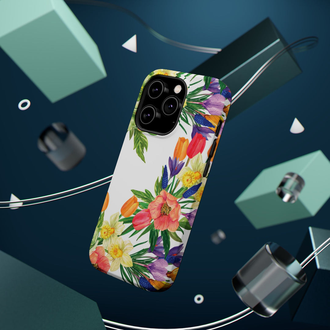 Spring Flowers Magsafe Cute Phone Case for Iphone Gift for Her, iPhone 16 Case iPhone 15 Pro Max Case, Iphone 14, Iphone 14 Pro Max, 13, 12 - Studio40ParkLane
